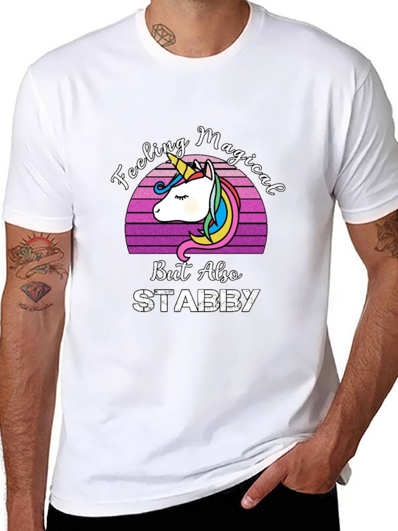 Magical Unicorn Stab T-Shirt