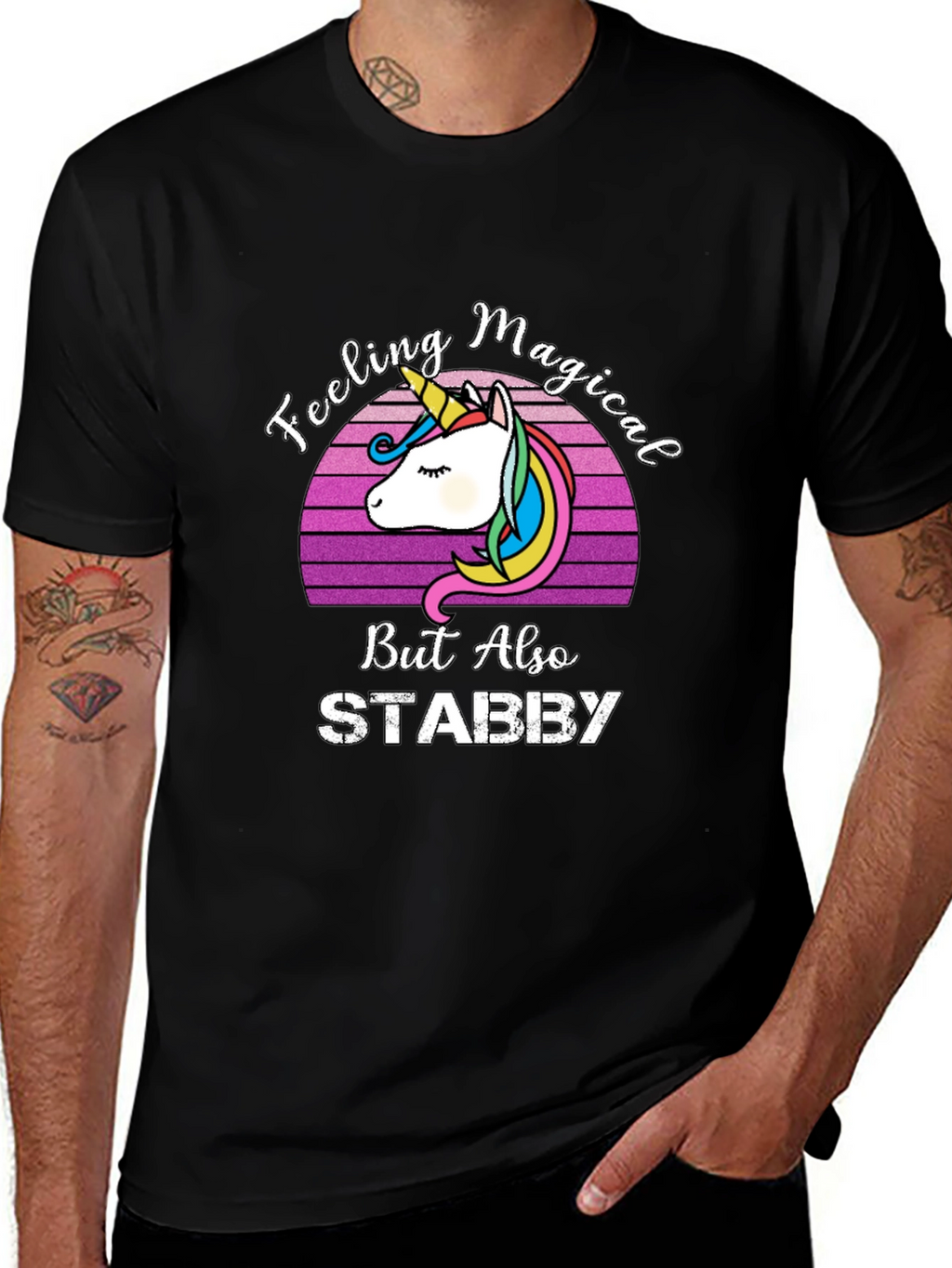 Magical Unicorn Stab T-Shirt