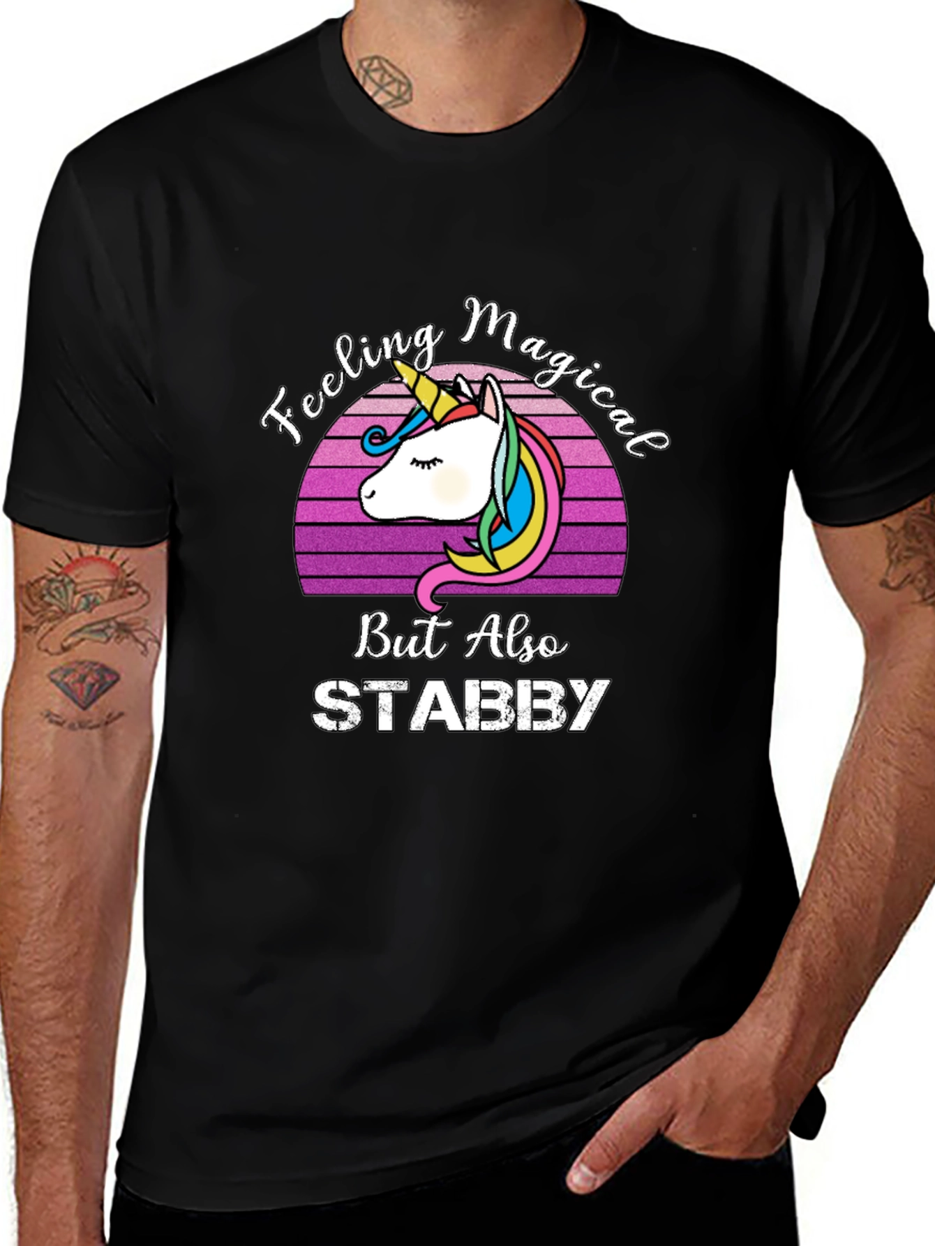 Magical Unicorn Stab T-Shirt