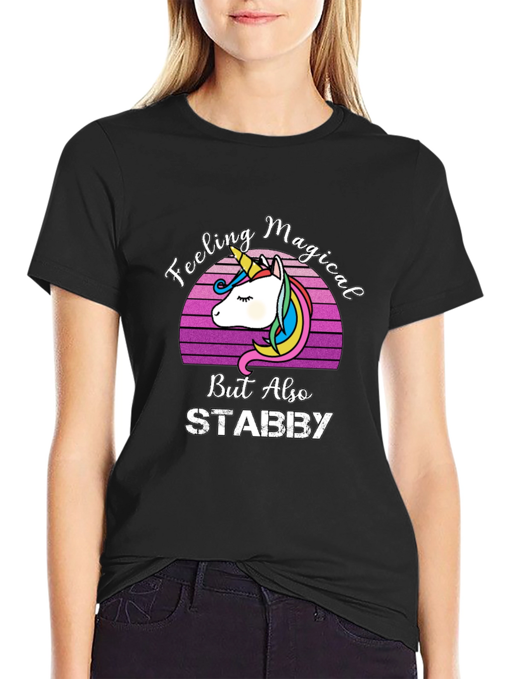 Magical Unicorn Stab T-Shirt