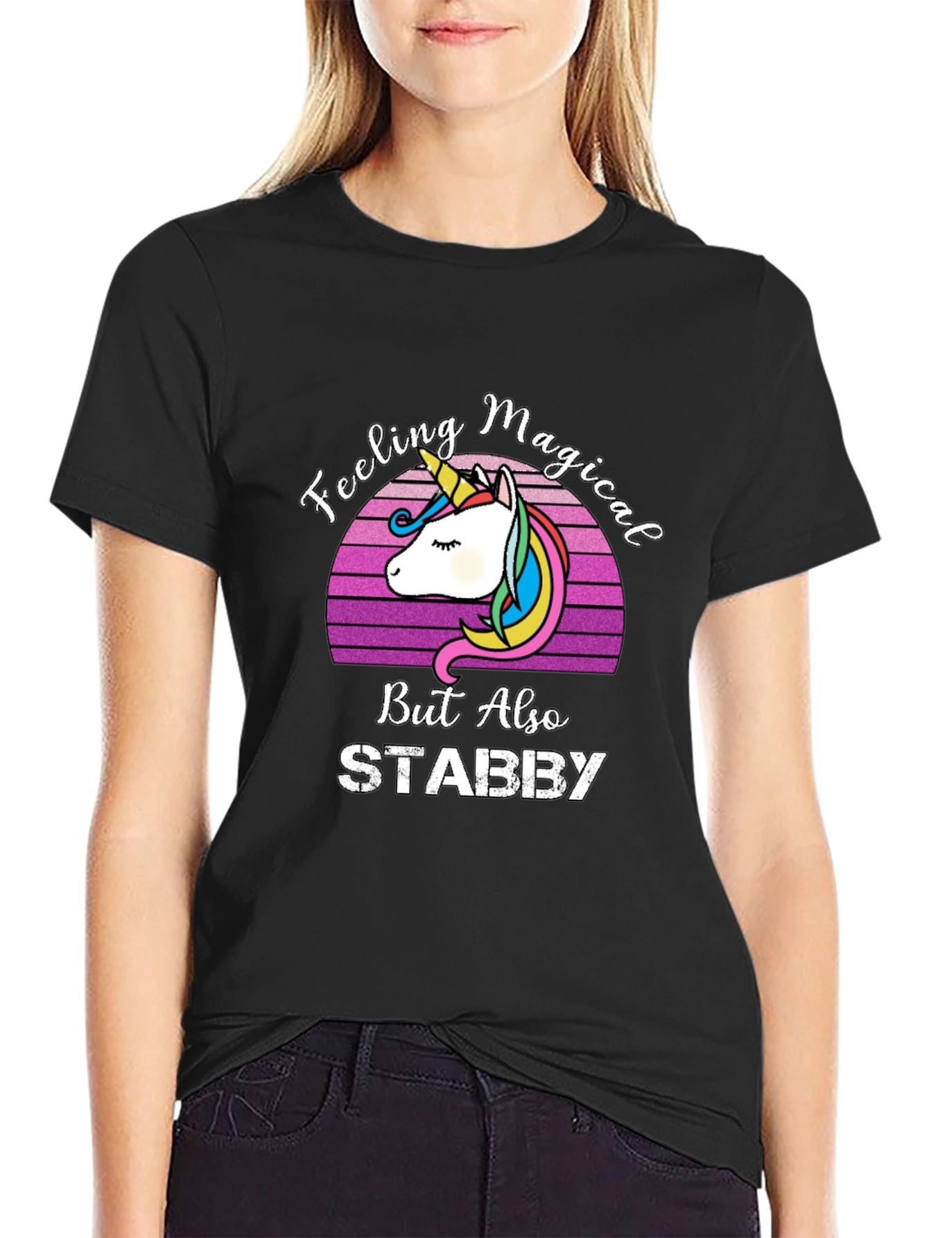 Magical Unicorn Stab T-Shirt