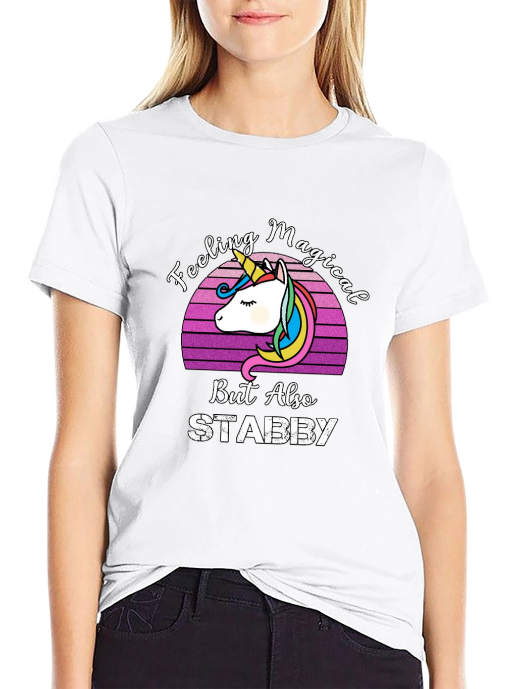 Magical Unicorn Stab T-Shirt