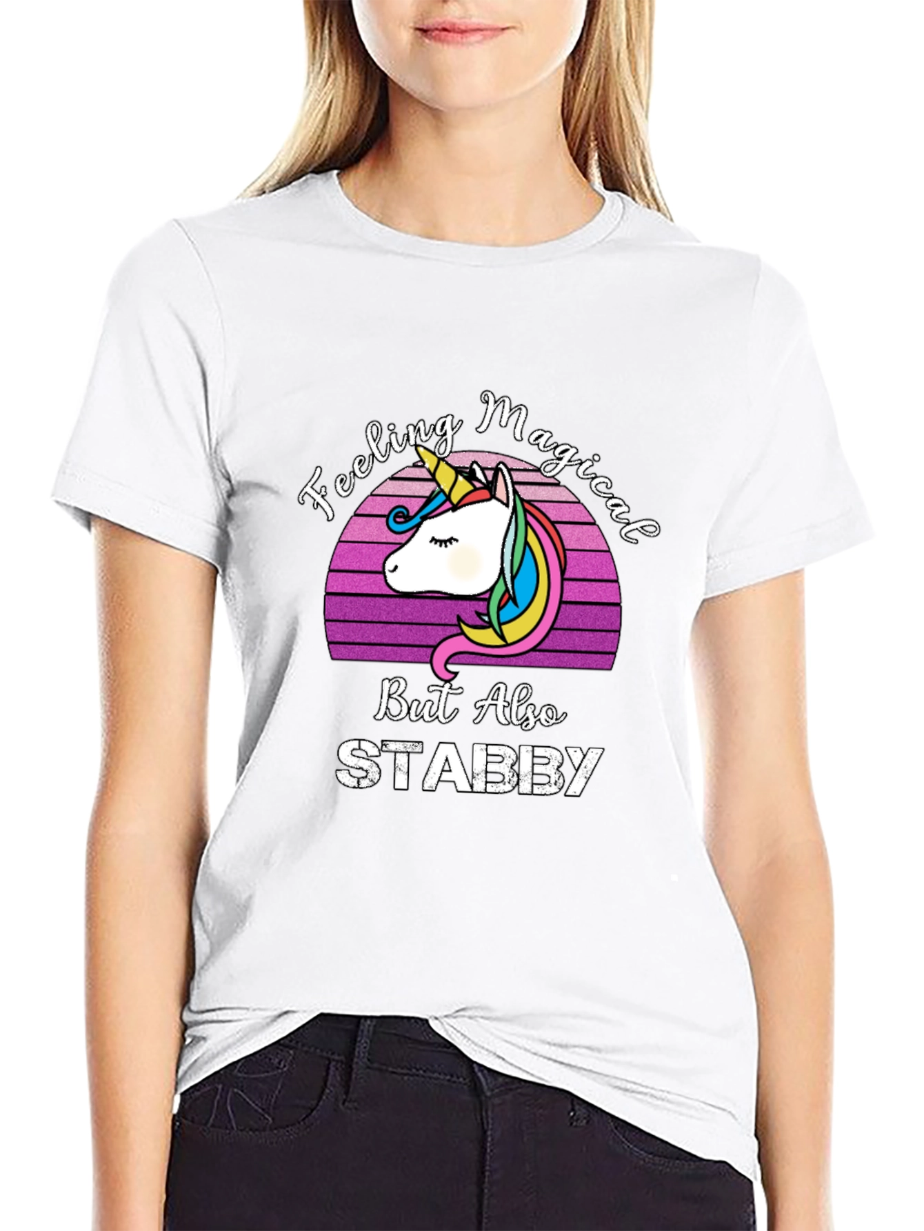 Magical Unicorn Stab T-Shirt