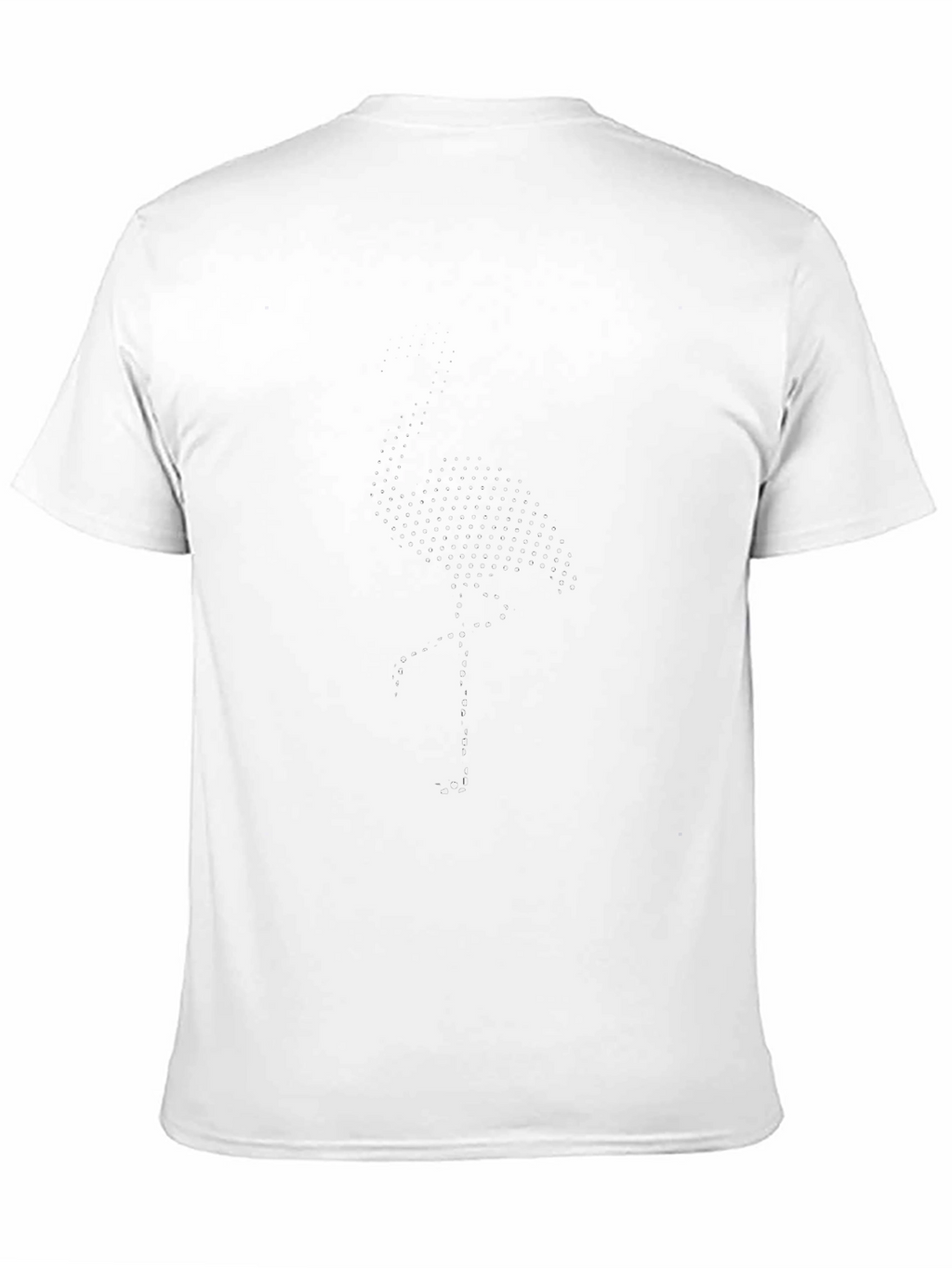 Mens Black Flamingo Graphic T-Shirt