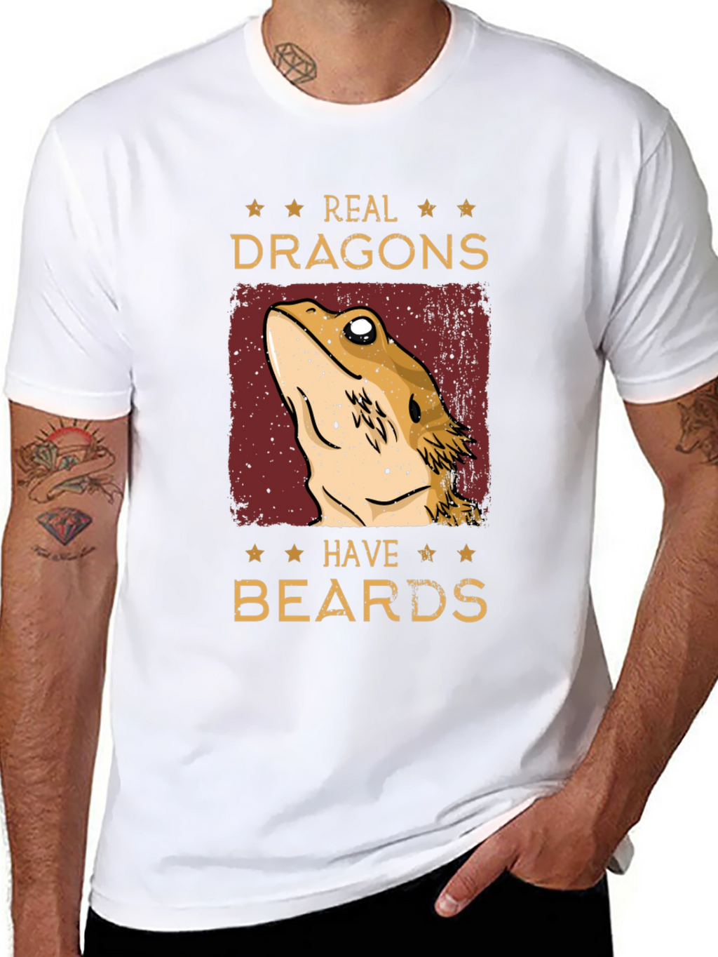 Real Dragons Have Beards T-Shirt