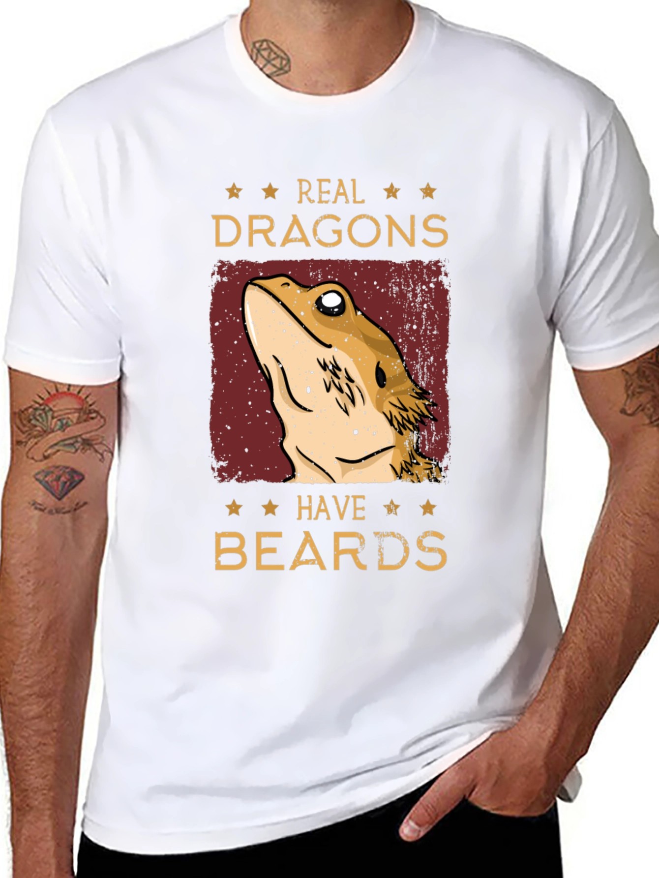Real Dragons Have Beards T-Shirt