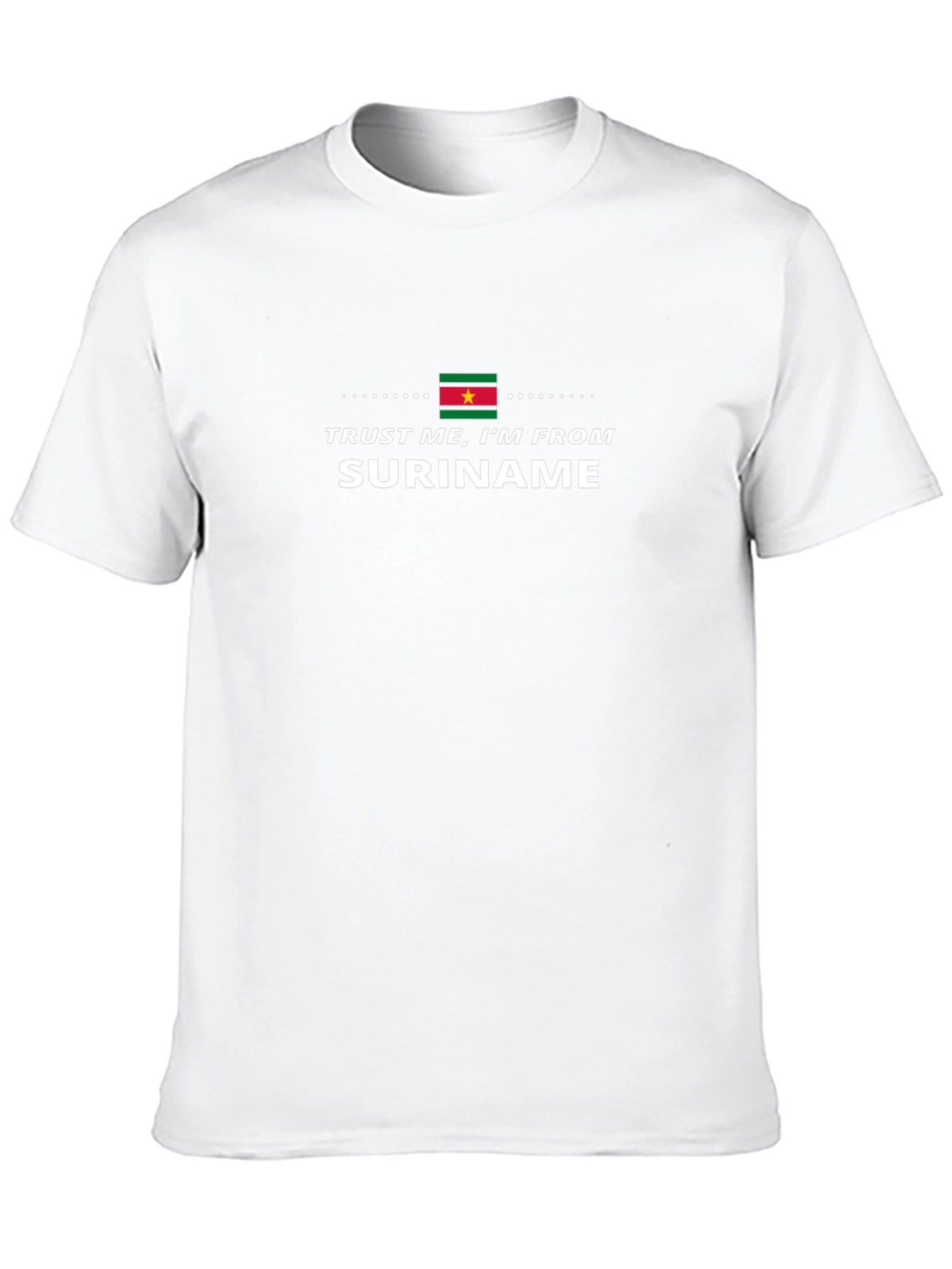 Trust Me Im From Suriname Black T-Shirt