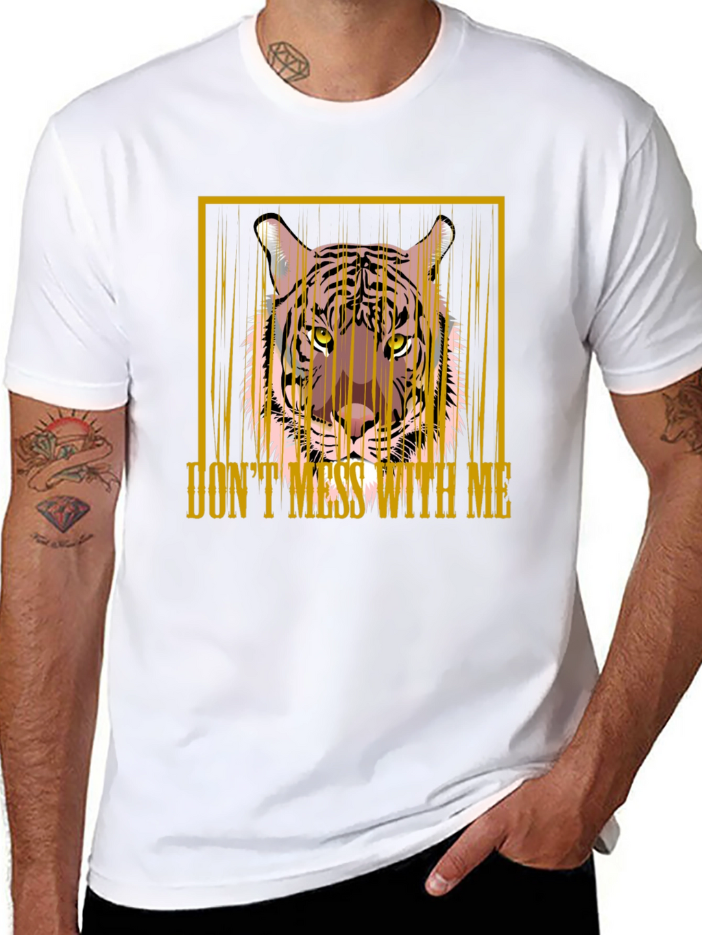 Dont Mess With Me Tiger Graphic T-Shirt