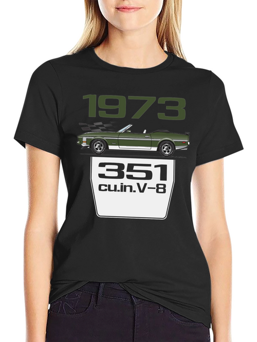1973 Mustang 351 V-8 T-Shirt