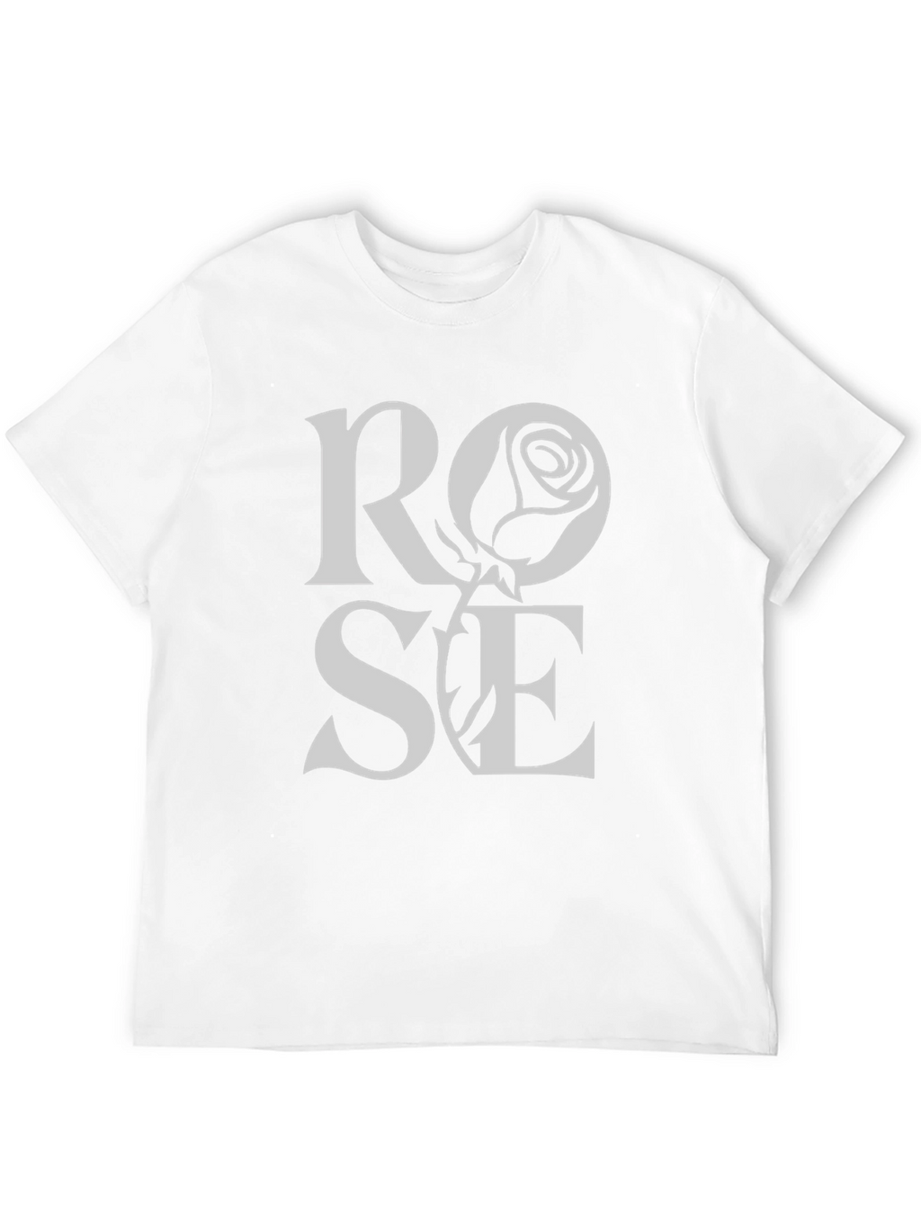Black ROSE Graphic Tee for Men