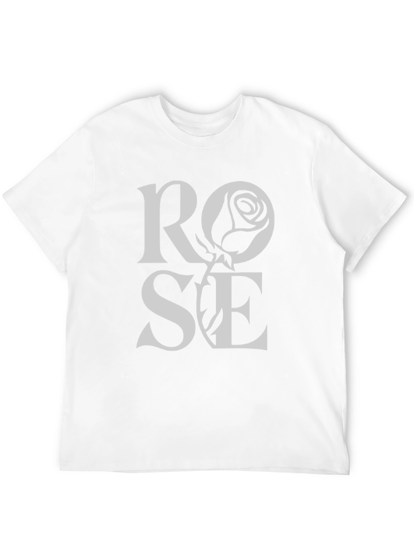 Black ROSE Graphic Tee for Men