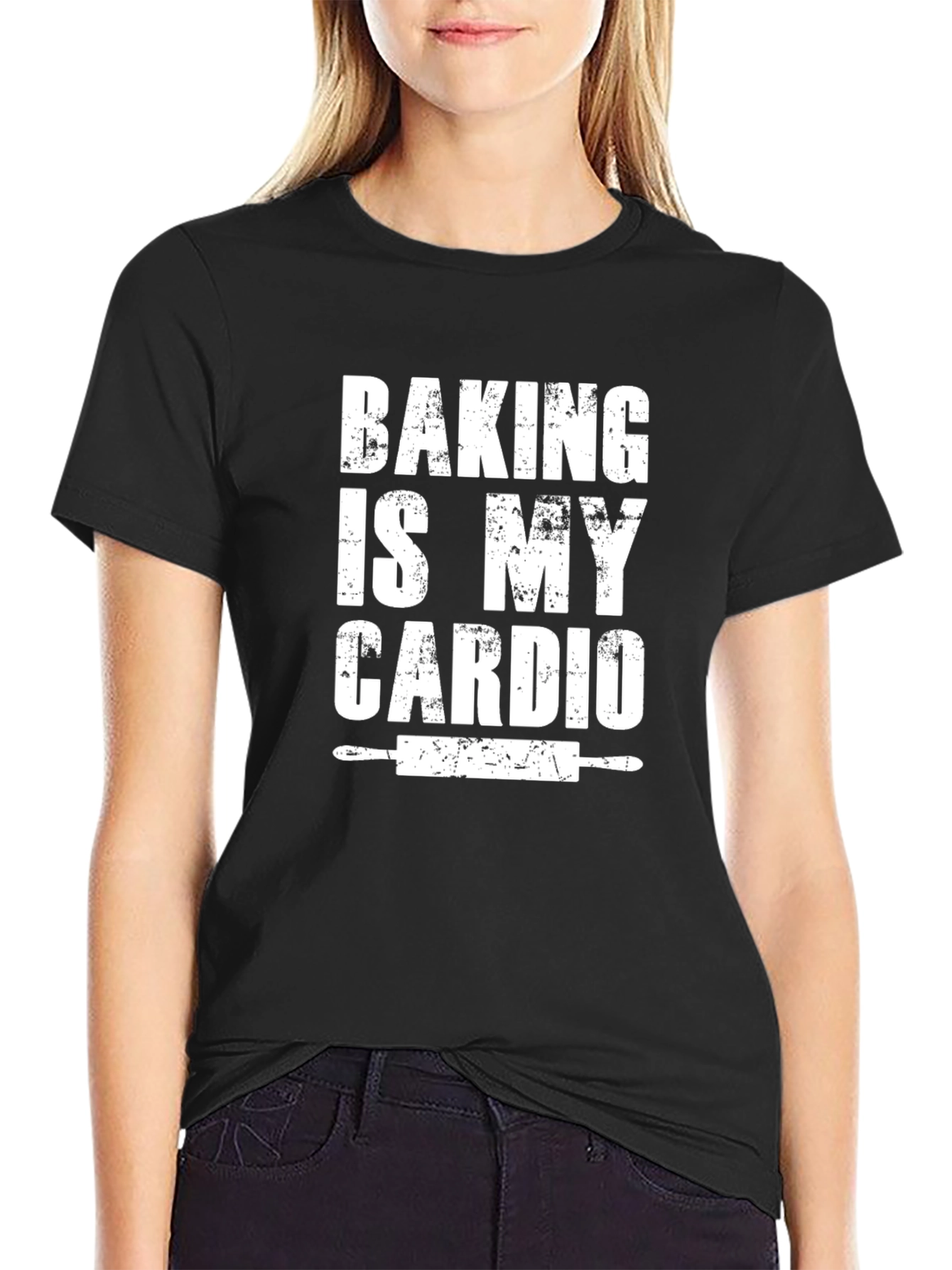 Baking Is My Cardio Graphic T-Shirt