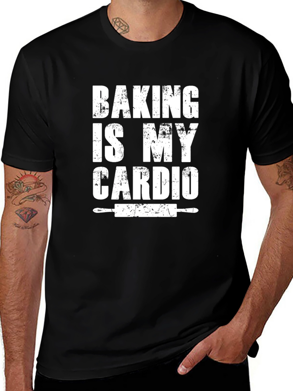 Baking Is My Cardio Graphic T-Shirt