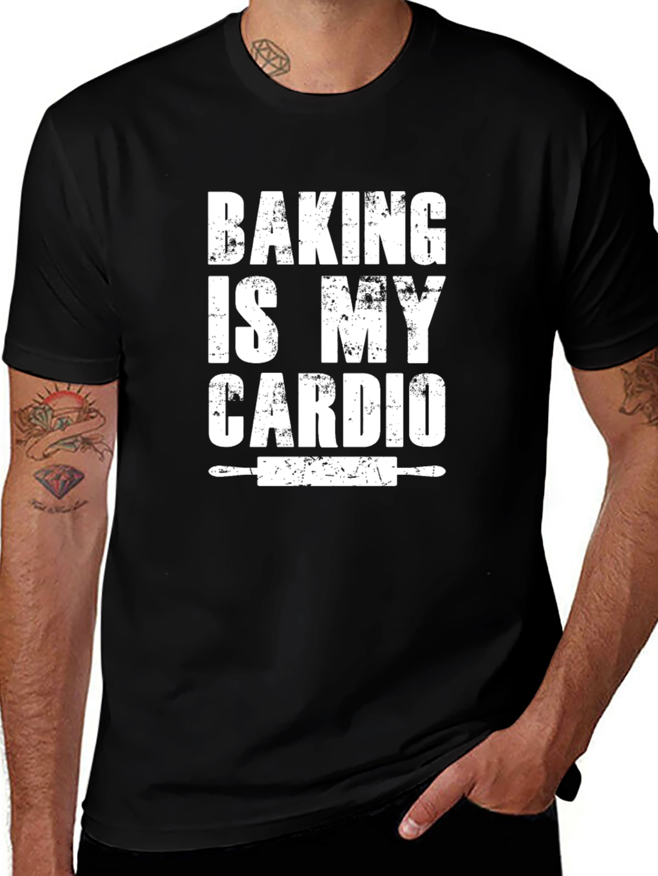 Baking Is My Cardio Graphic T-Shirt
