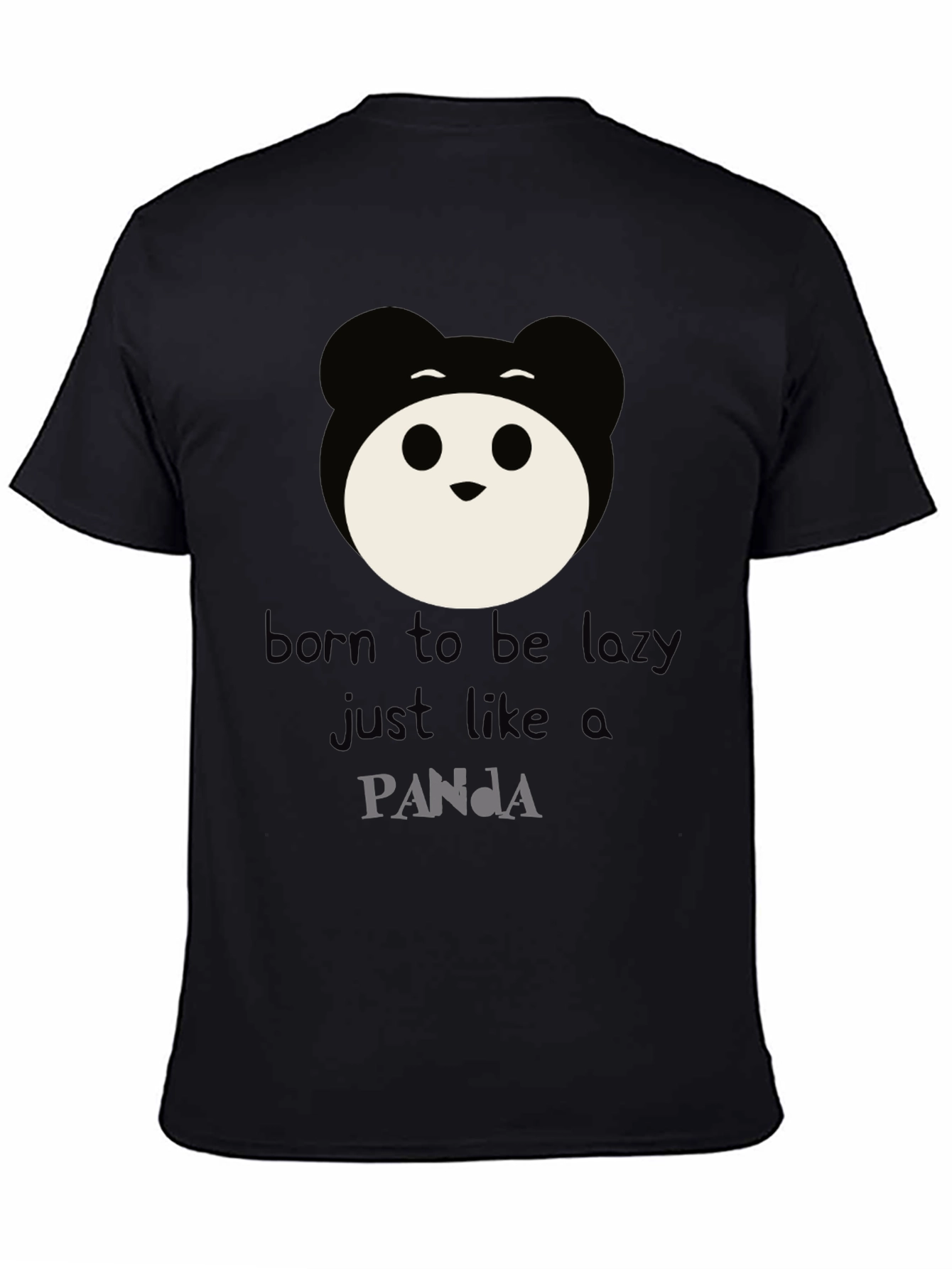 Born to Be Lazy Panda Graphic Tee
