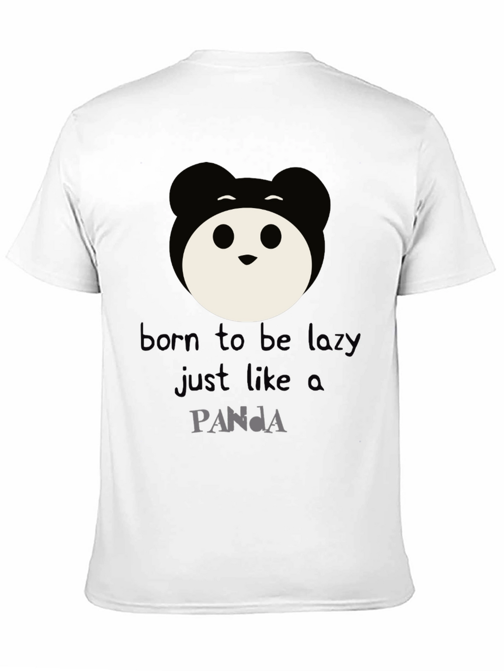 Born to Be Lazy Panda Graphic Tee
