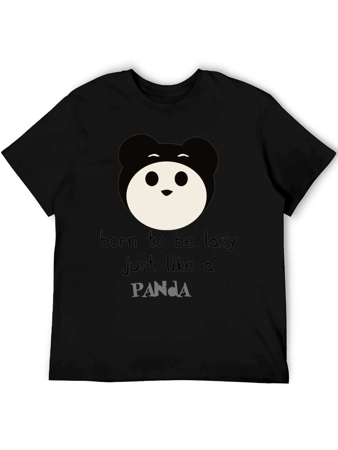 Born to Be Lazy Panda Graphic Tee