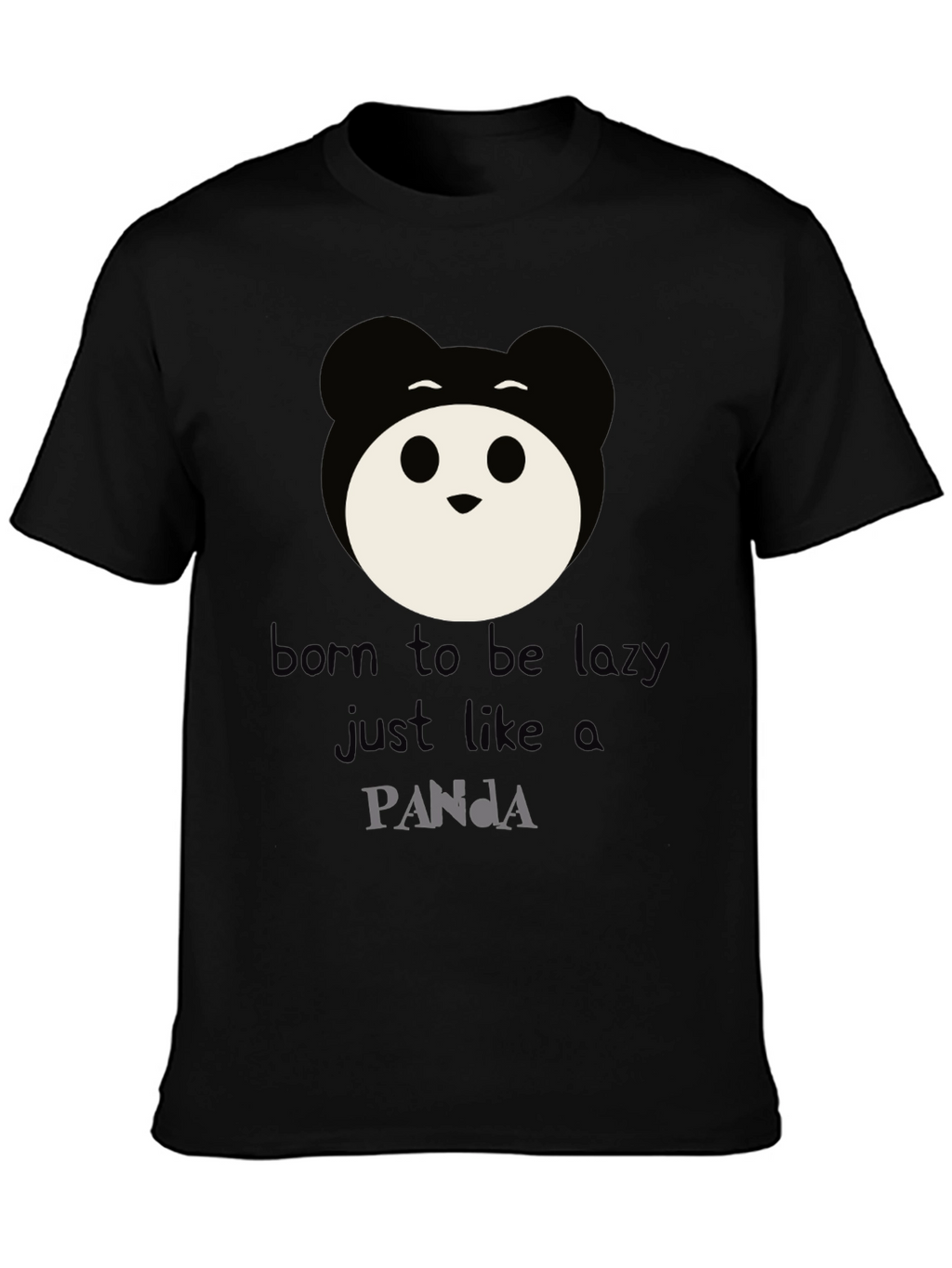 Born to Be Lazy Panda Graphic Tee