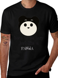 Born to Be Lazy Panda Graphic Tee