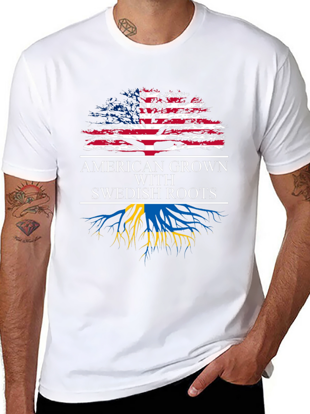 American Grown Swedish Roots T-Shirt