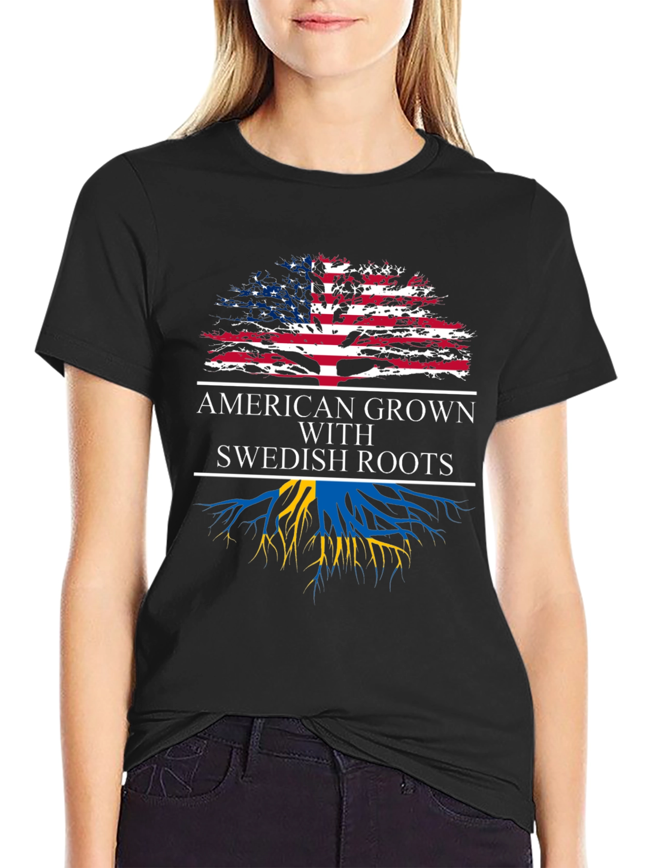 American Grown Swedish Roots T-Shirt