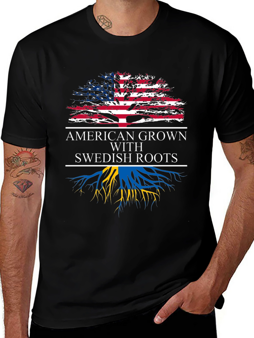 American Grown Swedish Roots T-Shirt