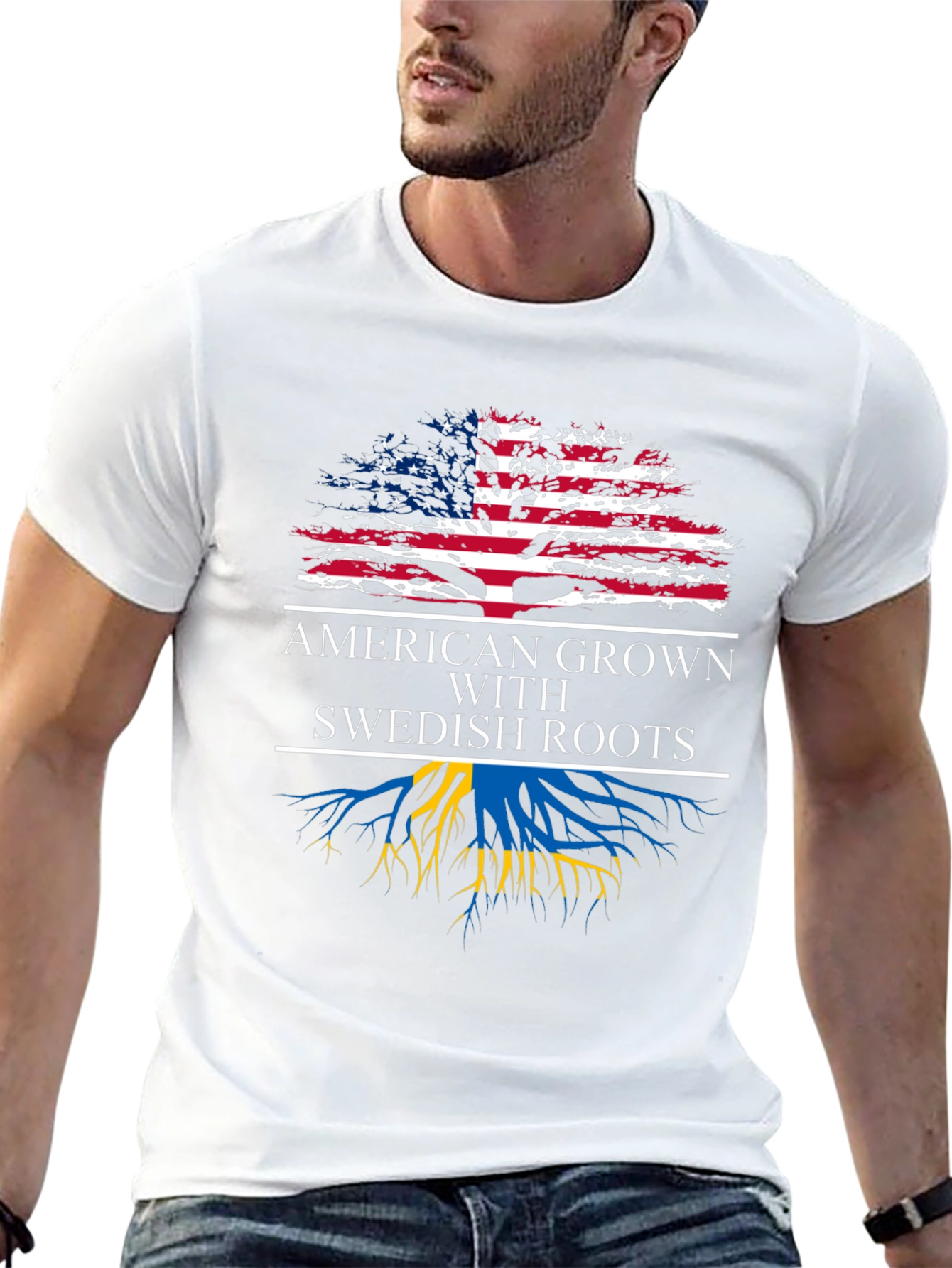 American Grown Swedish Roots T-Shirt