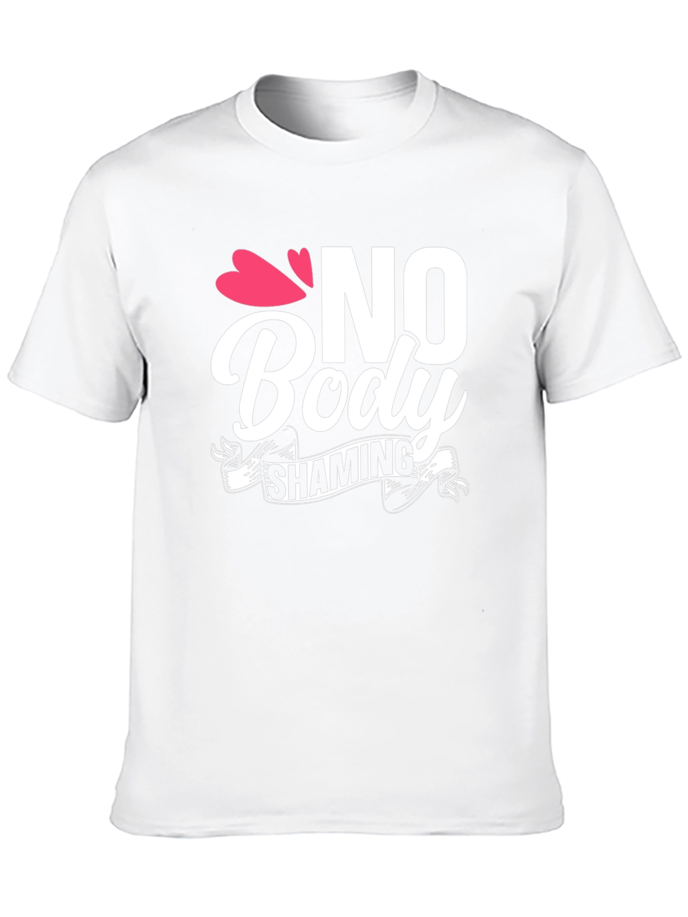 No Body Shaming Graphic Tee - Empowering Message