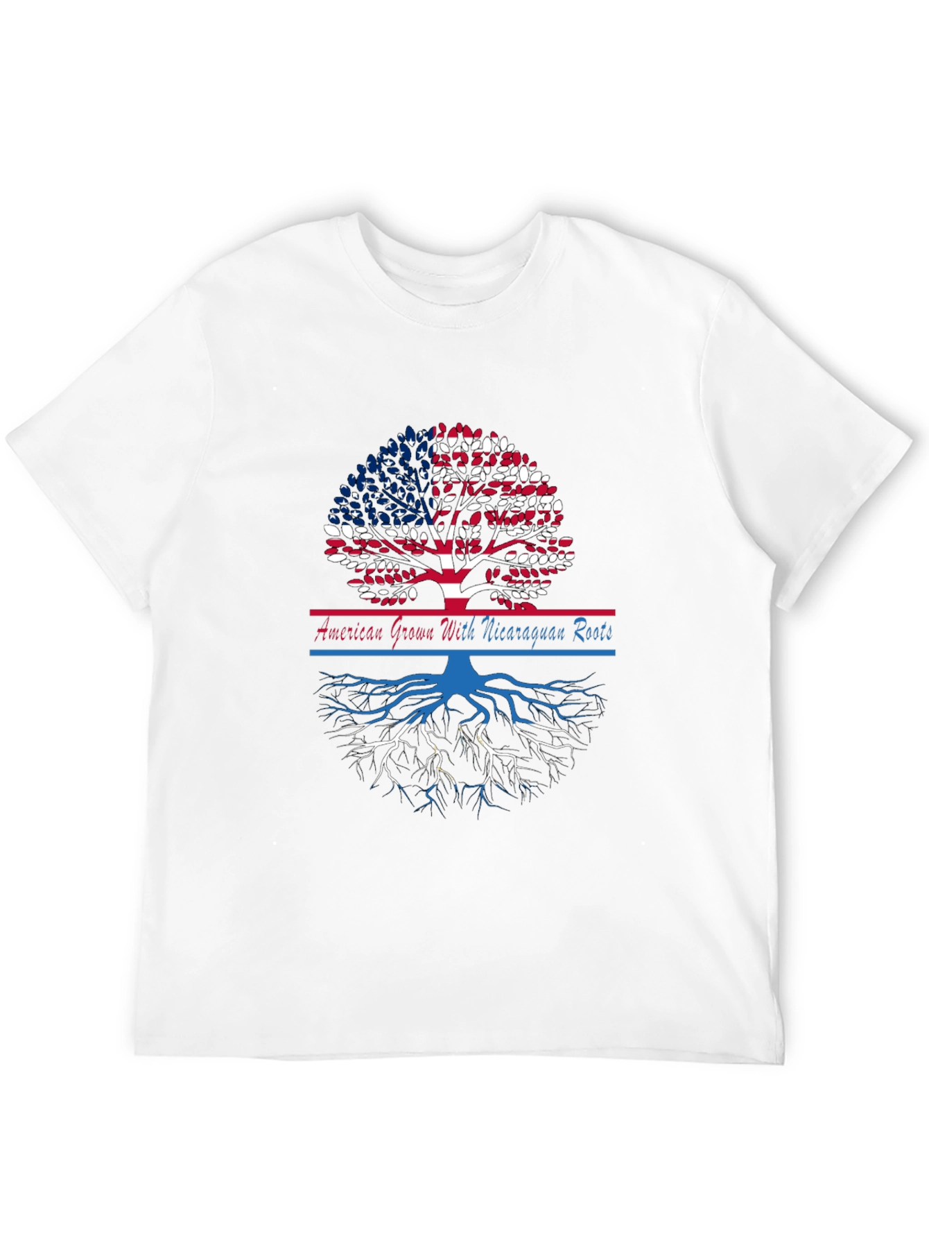 American Grown Nicaraguan Roots Tree T-Shirt