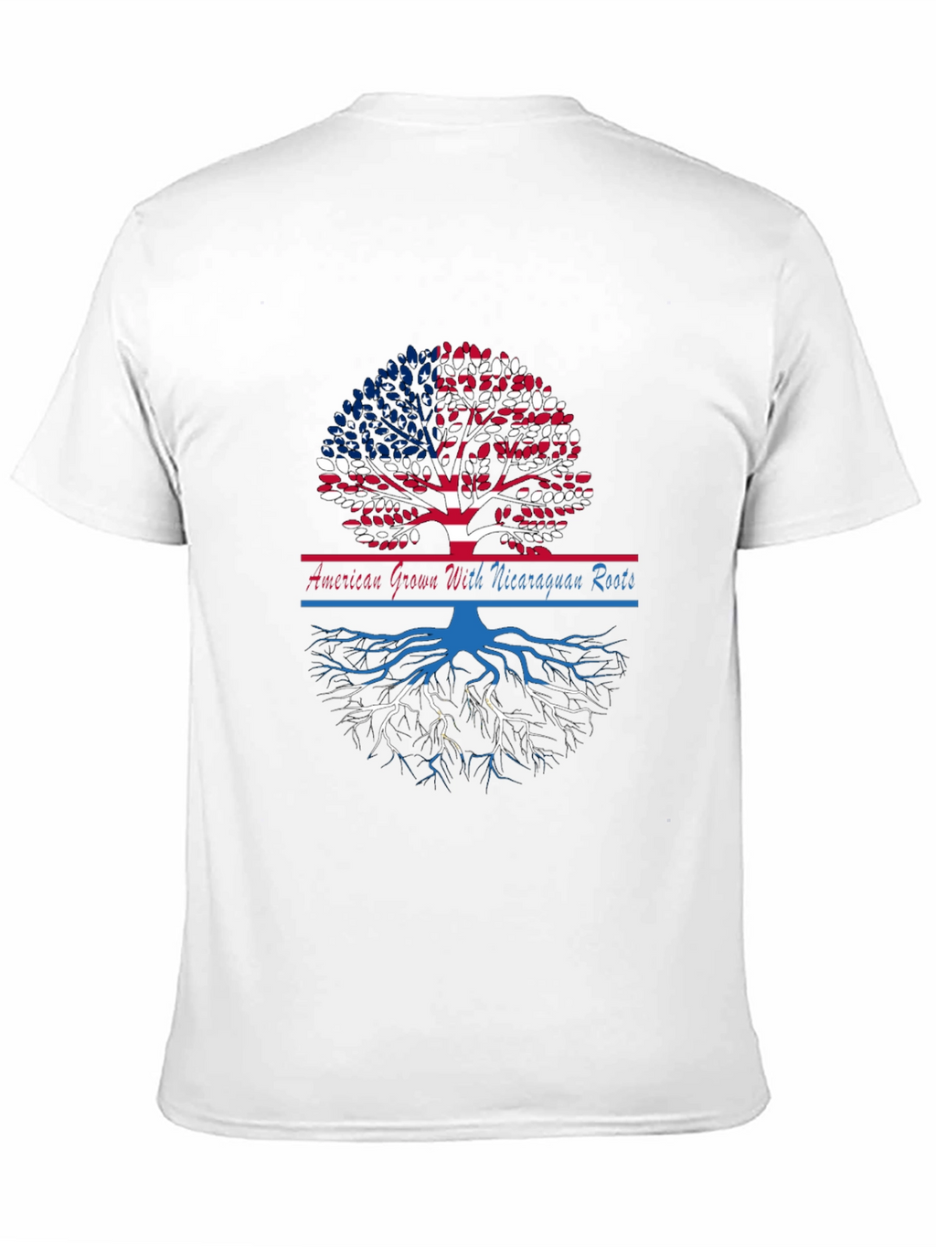 American Grown Nicaraguan Roots Tree T-Shirt