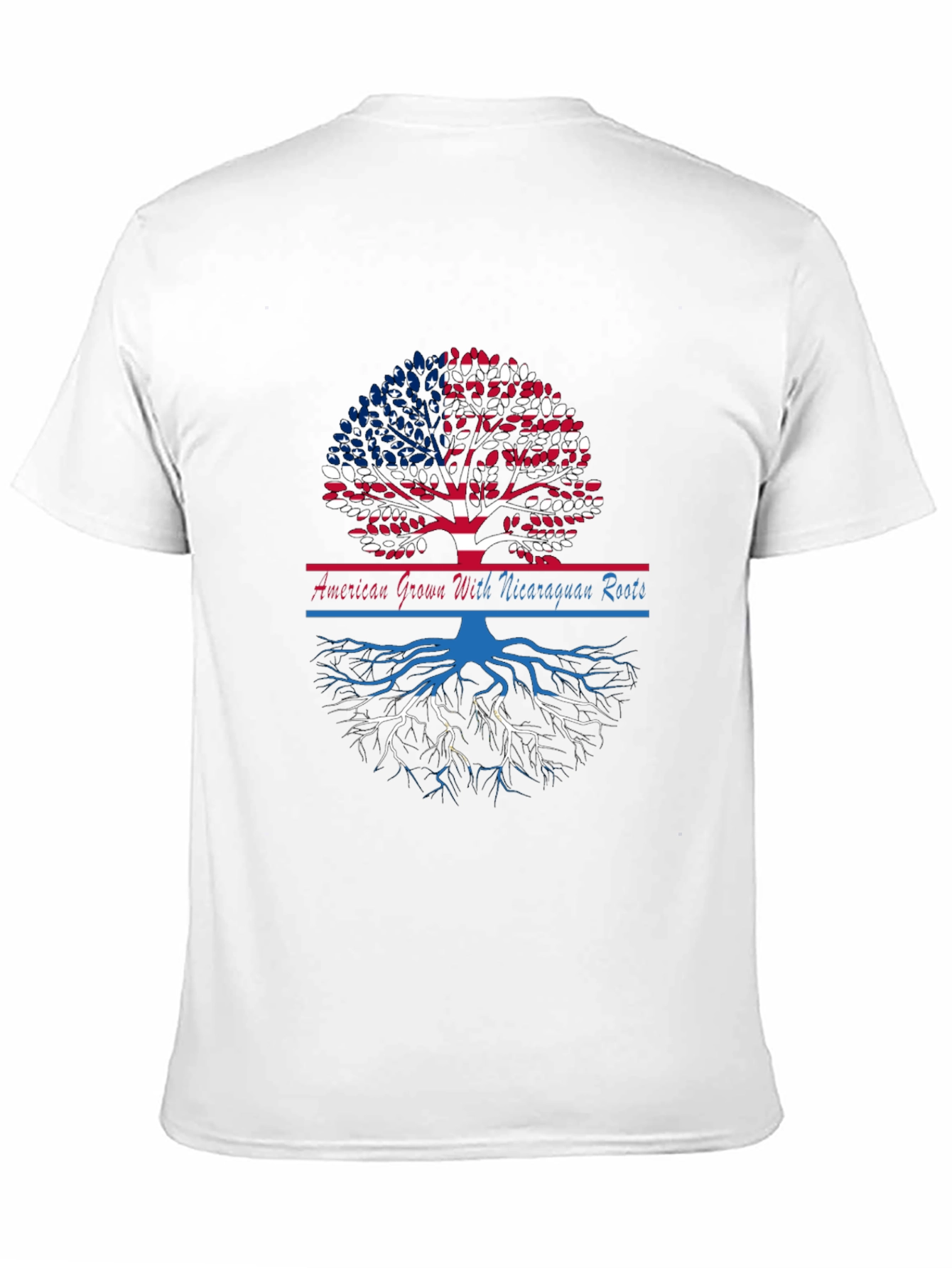 American Grown Nicaraguan Roots Tree T-Shirt