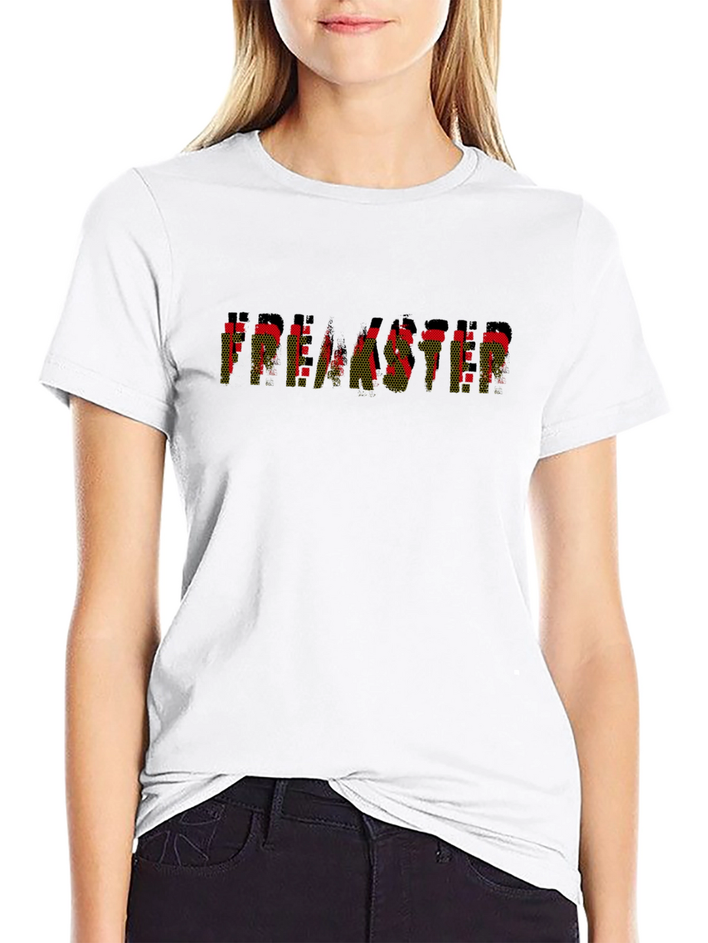 Freakster Graphic Tee - Stylish Black T-Shirt