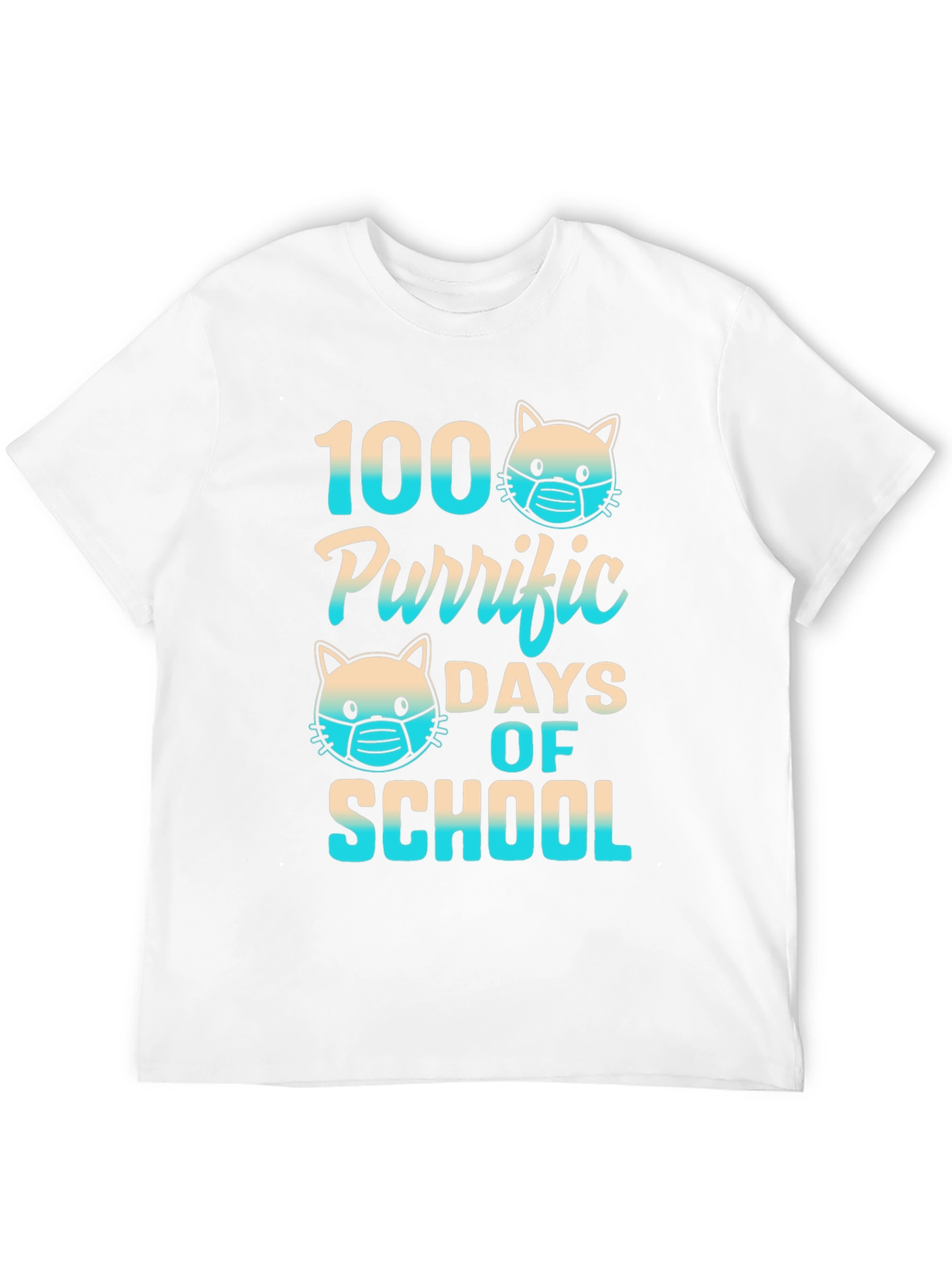 100 Purrific Days of School T-Shirt