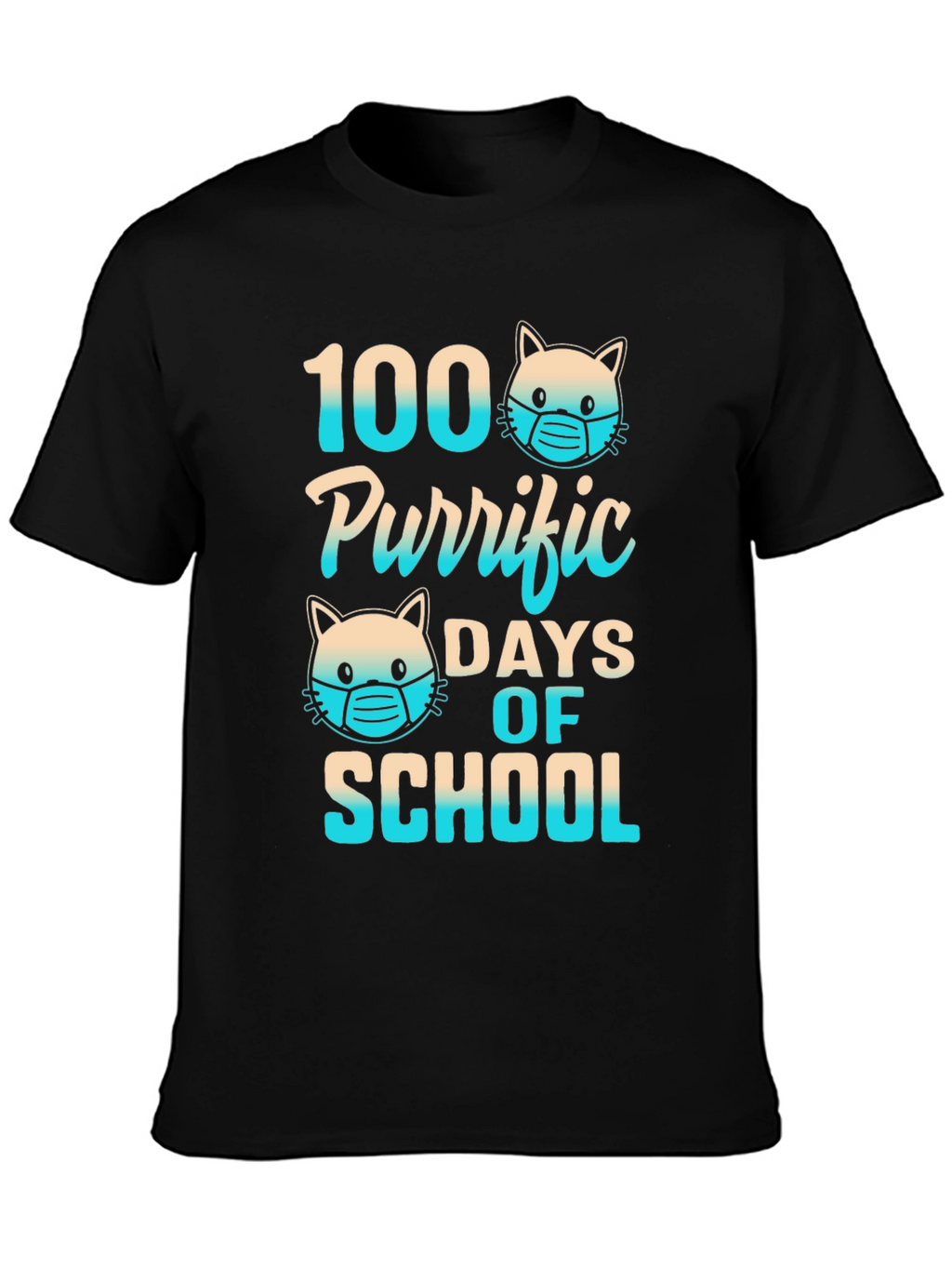 100 Purrific Days of School T-Shirt