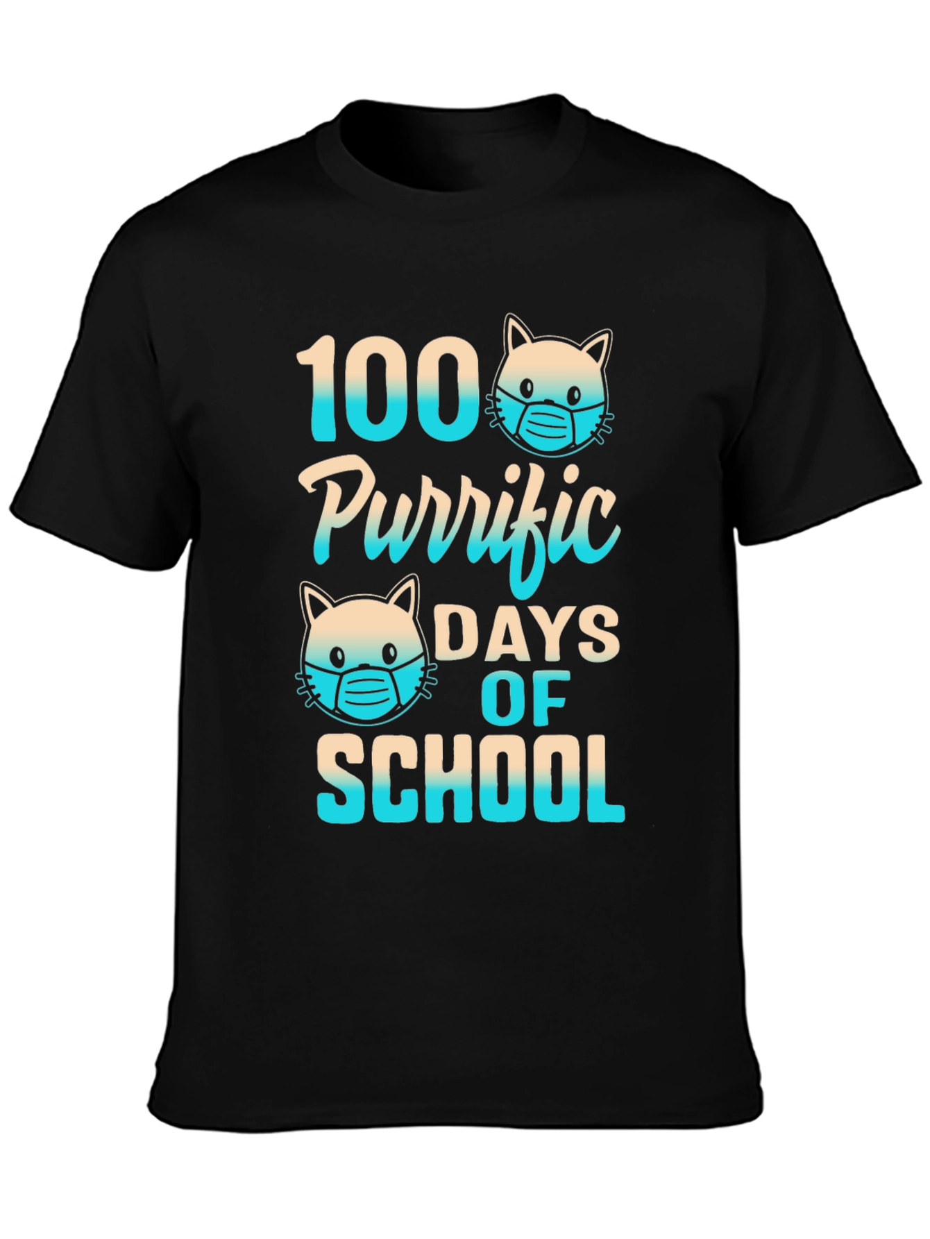 100 Purrific Days of School T-Shirt