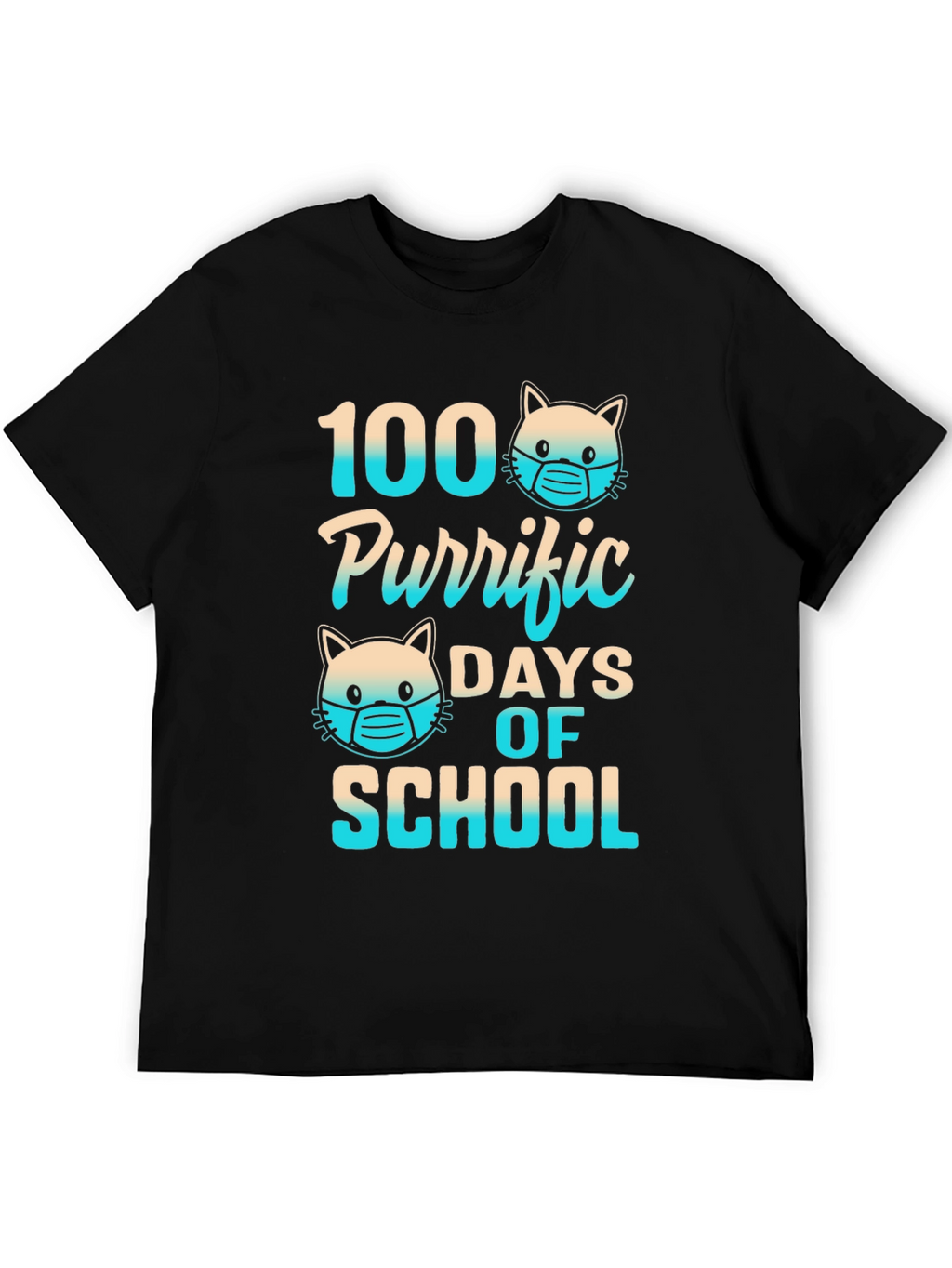 100 Purrific Days of School T-Shirt