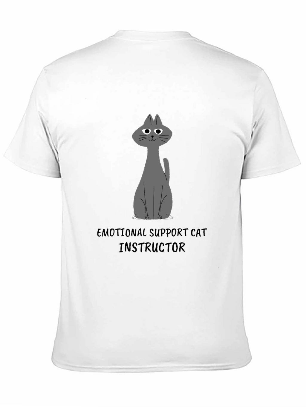 Emotional Support Cat Instructor Graphic Tee