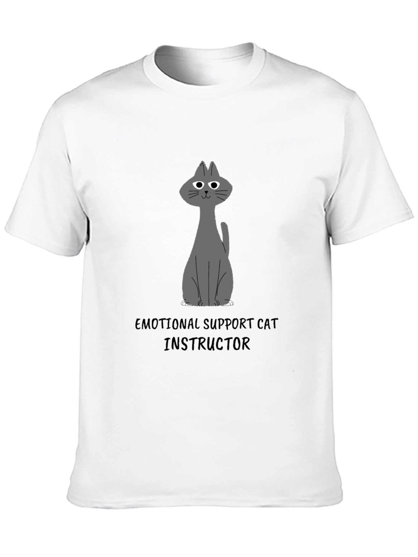 Emotional Support Cat Instructor Graphic Tee