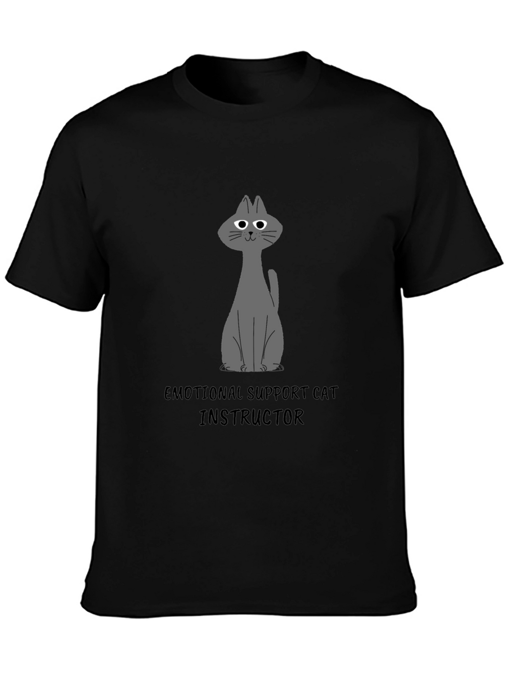 Emotional Support Cat Instructor Graphic Tee