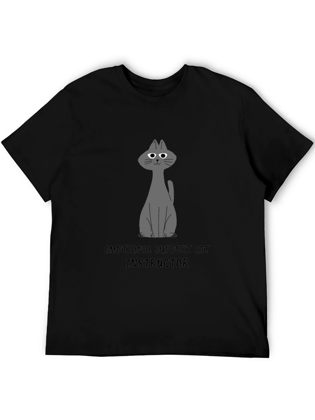 Emotional Support Cat Instructor Graphic Tee