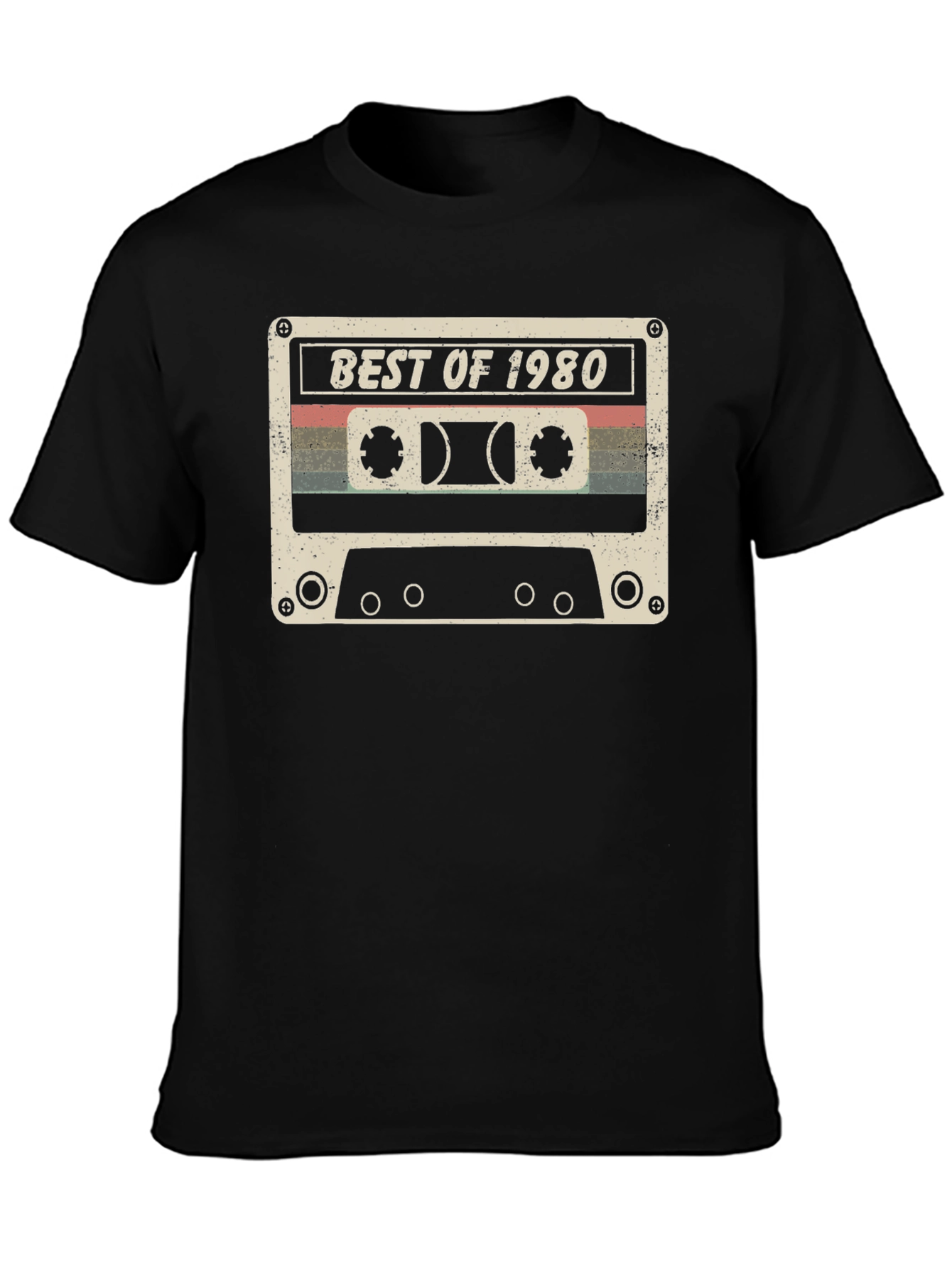 Best of 1980 Cassette Tape Graphic T-Shirt