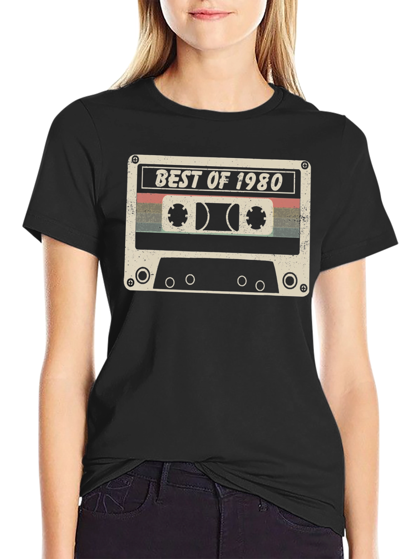 Best of 1980 Cassette Tape Graphic T-Shirt