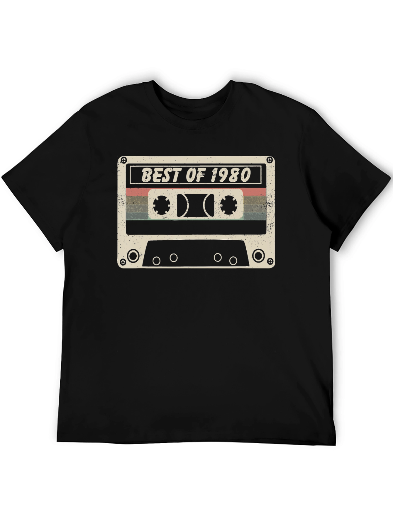 Best of 1980 Cassette Tape Graphic T-Shirt