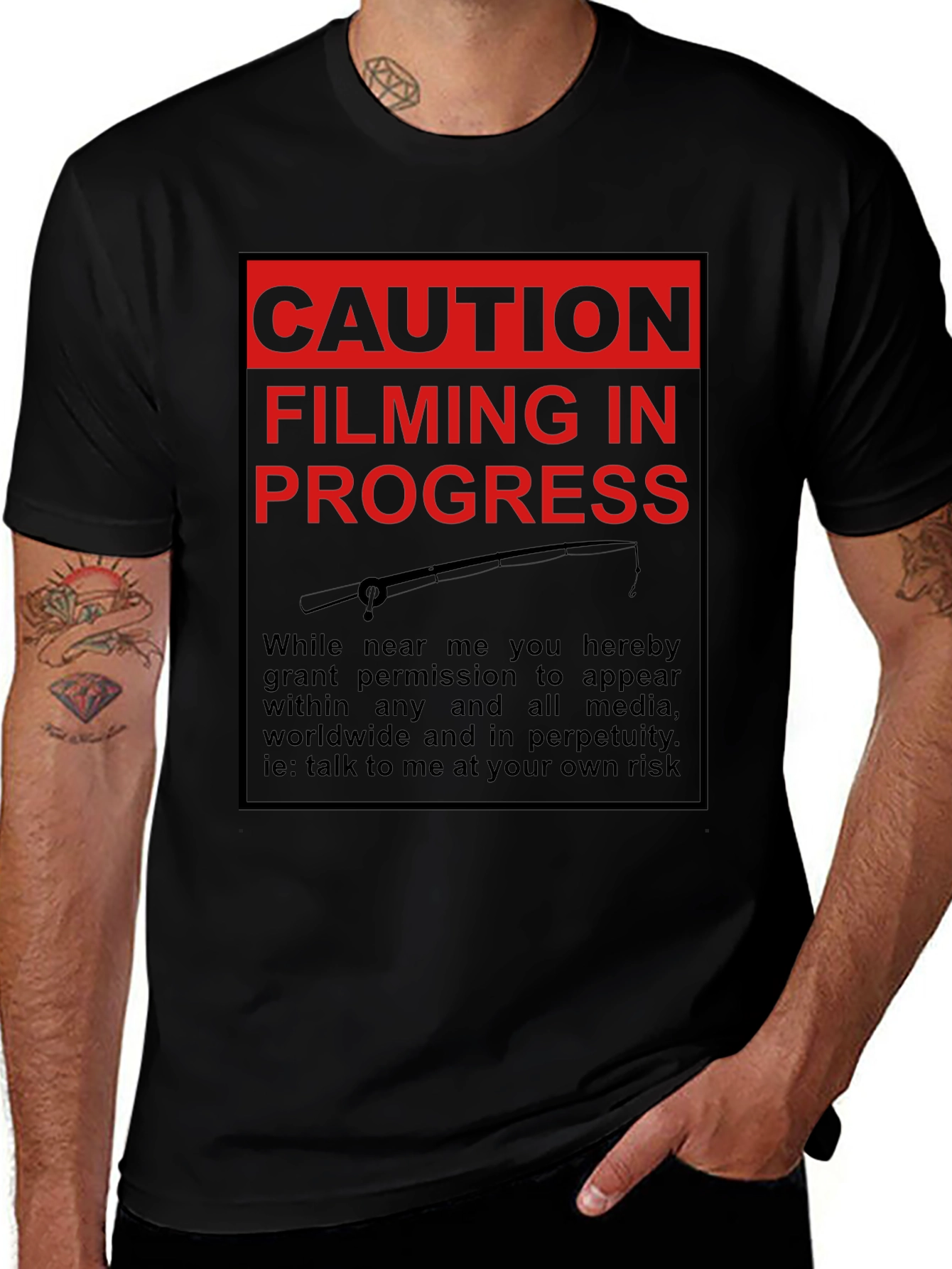 Caution Filming in Progress T-Shirt