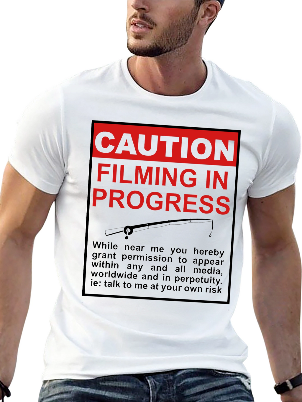 Caution Filming in Progress T-Shirt