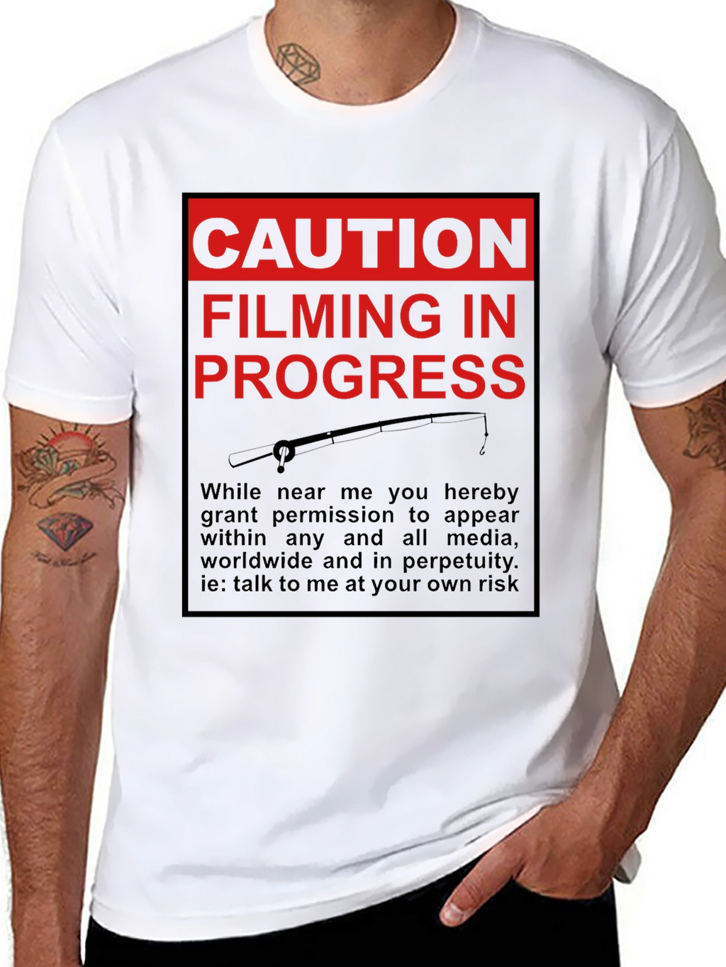 Caution Filming in Progress T-Shirt