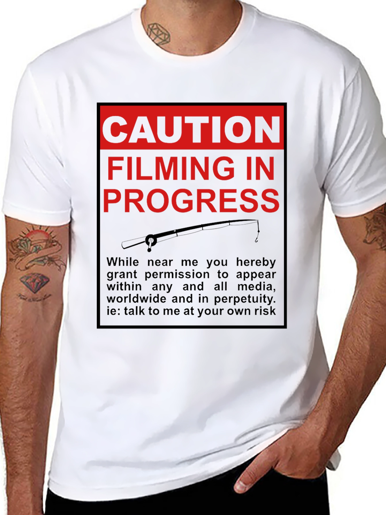 Caution Filming in Progress T-Shirt