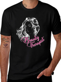 Beauty Therapist Graphic Tee - Black