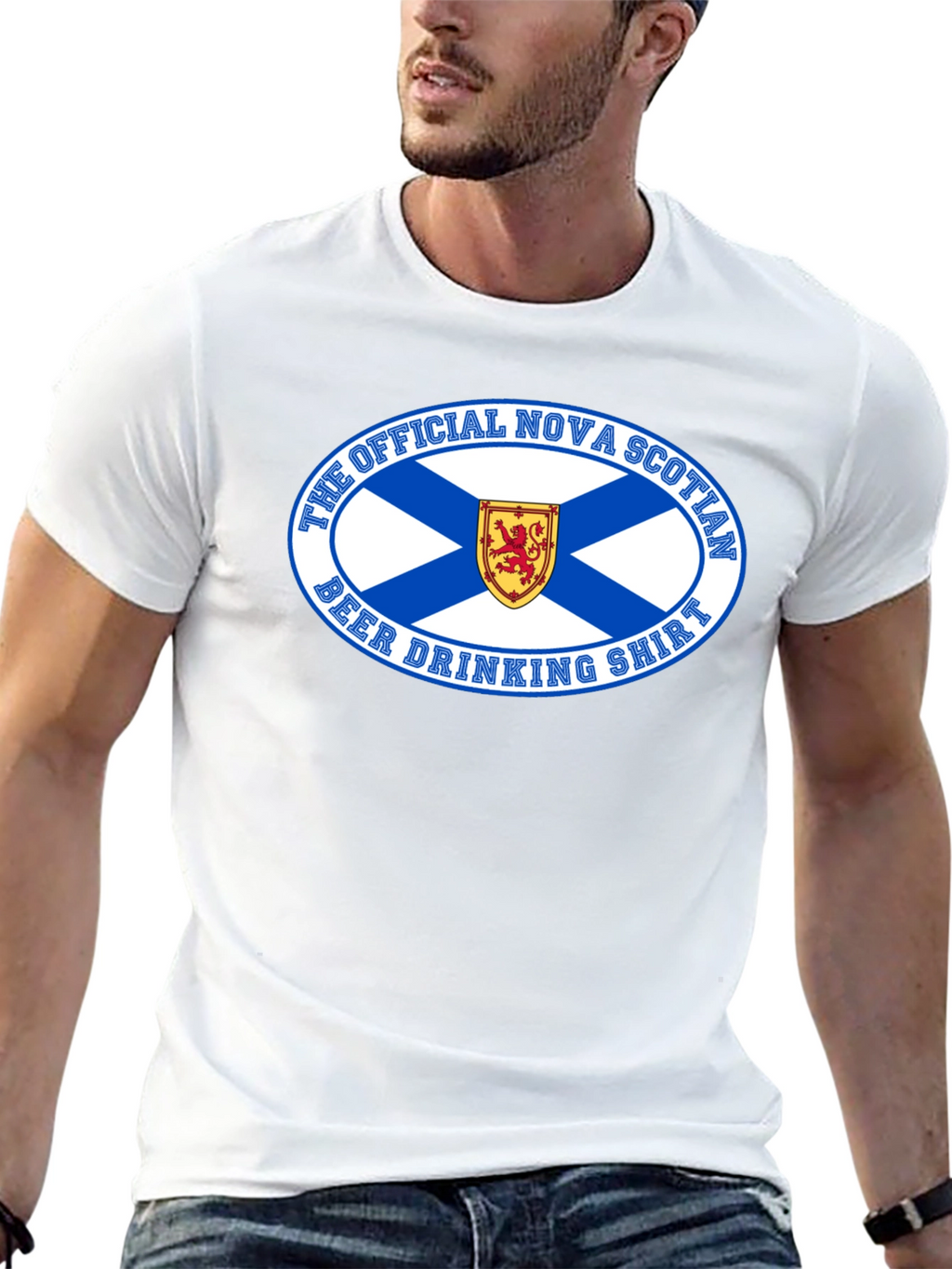 Nova Scotian Beer Drinking T-Shirt