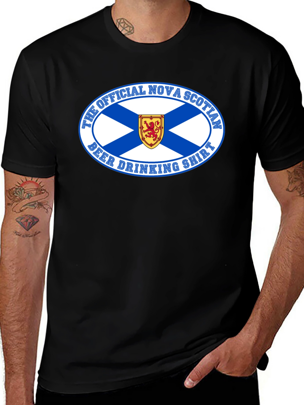 Nova Scotian Beer Drinking T-Shirt